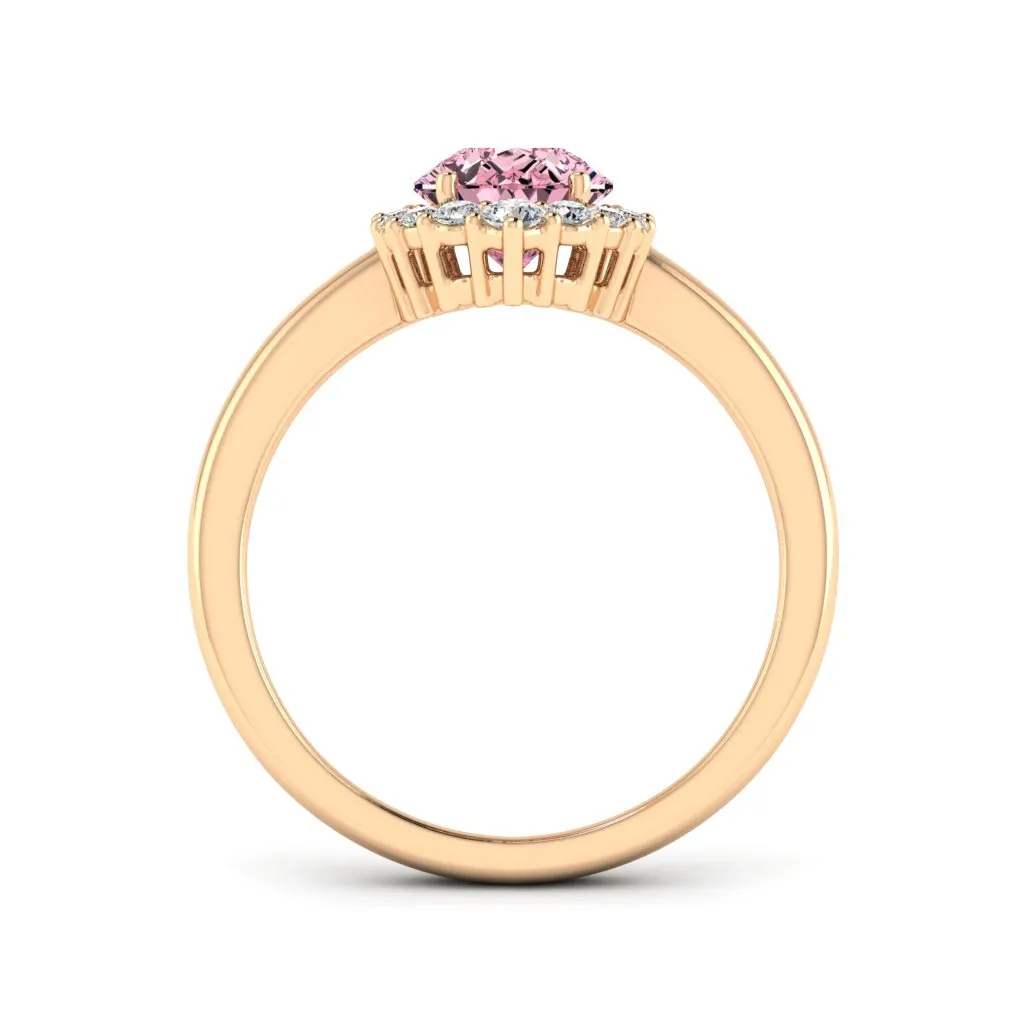 1.74 d.e.w cts Catherine Moissanite Ring