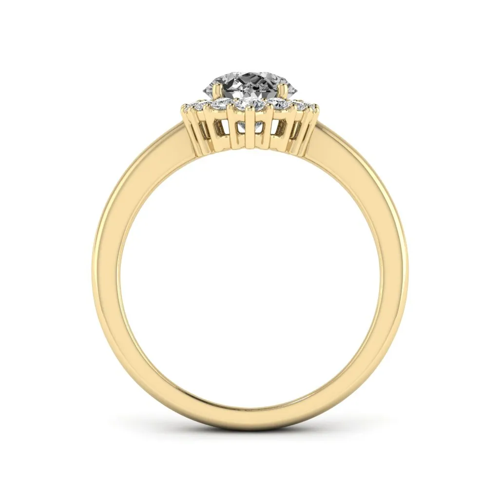 1.74 d.e.w cts Catherine Moissanite Ring