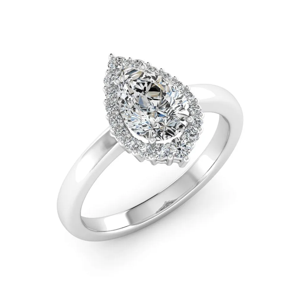 1.74 d.e.w cts Catherine Moissanite Ring