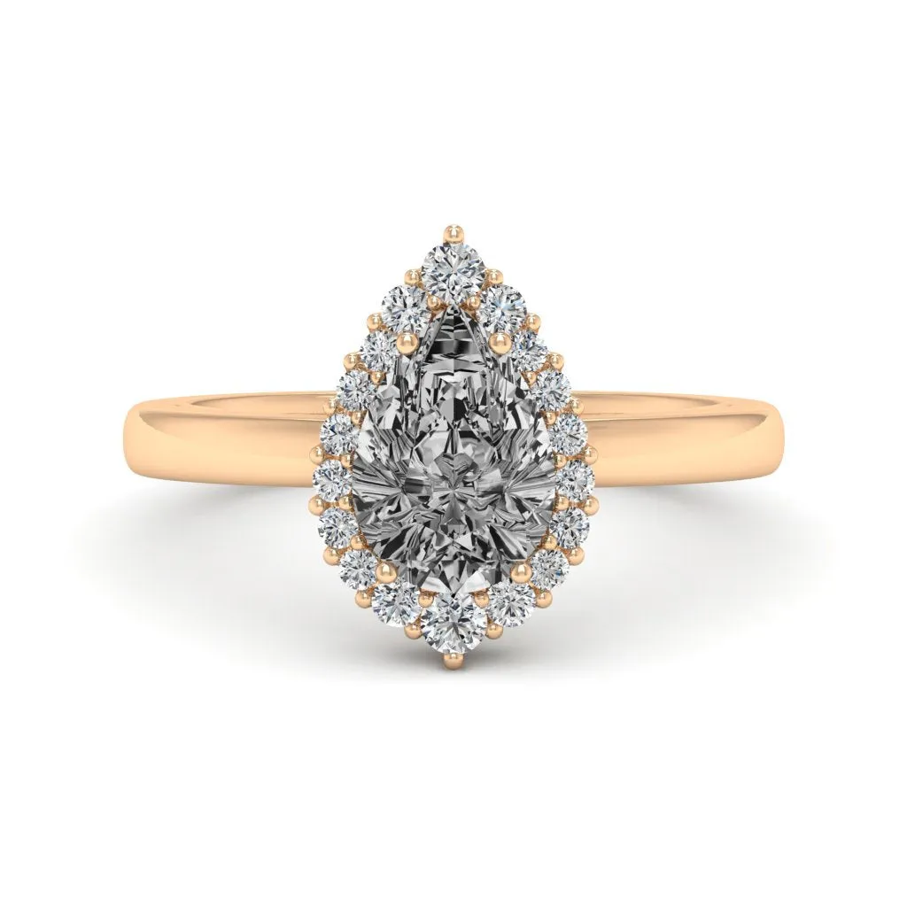1.74 d.e.w cts Catherine Moissanite Ring