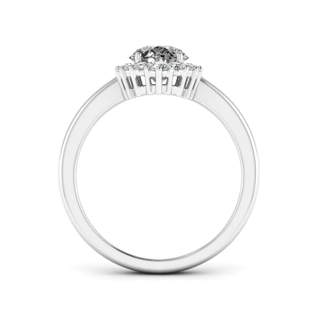1.74 d.e.w cts Catherine Moissanite Ring