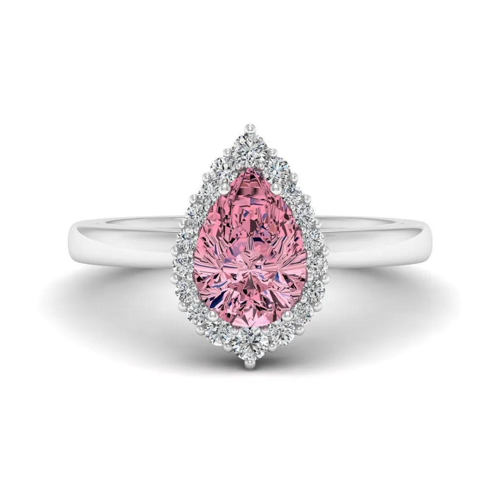 1.74 d.e.w cts Catherine Moissanite Ring