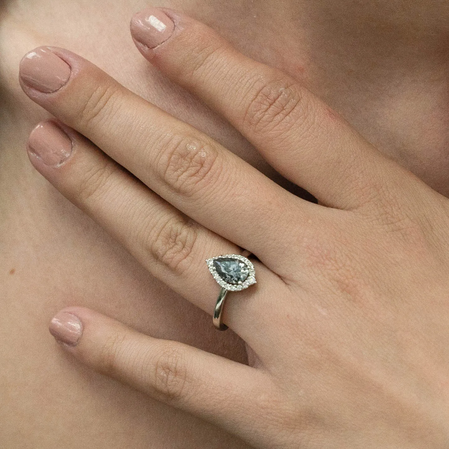 1.74 d.e.w cts Catherine Moissanite Ring