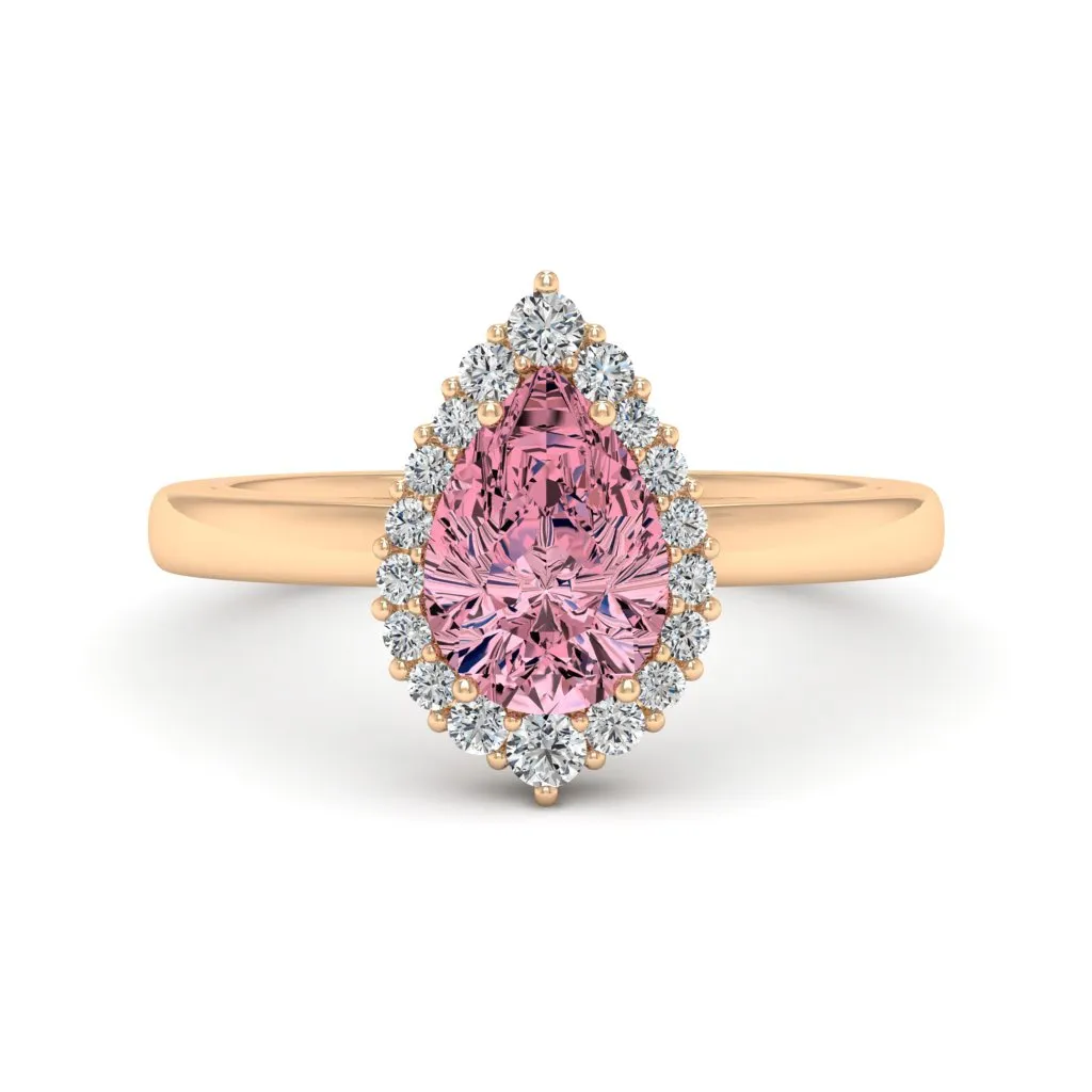 1.74 d.e.w cts Catherine Moissanite Ring