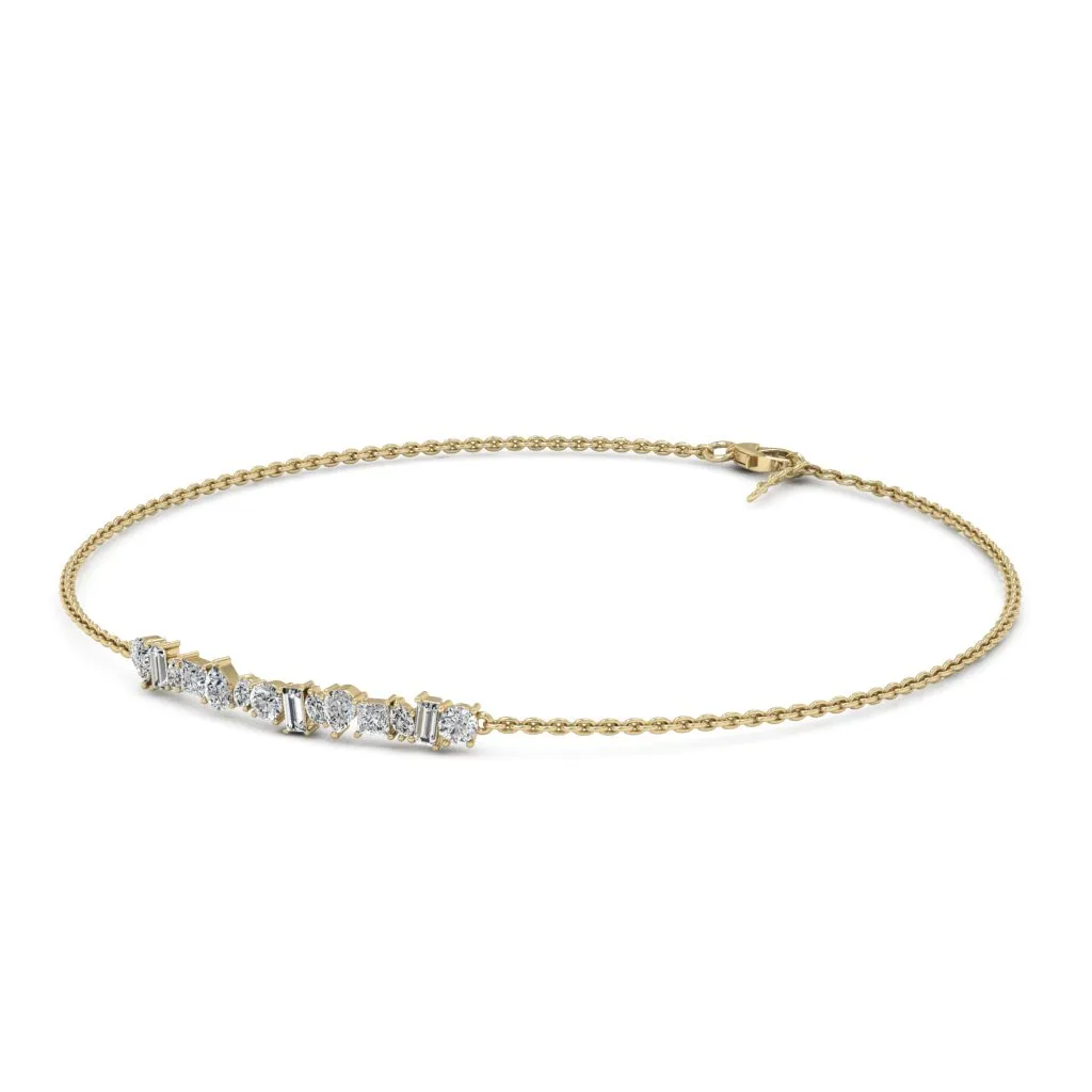1.83 d.e.w cts Soleil Moissanite Bracelet