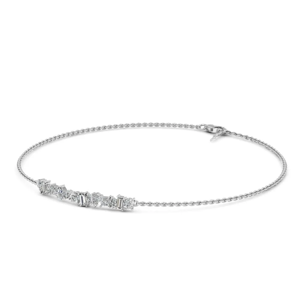 1.83 d.e.w cts Soleil Moissanite Bracelet