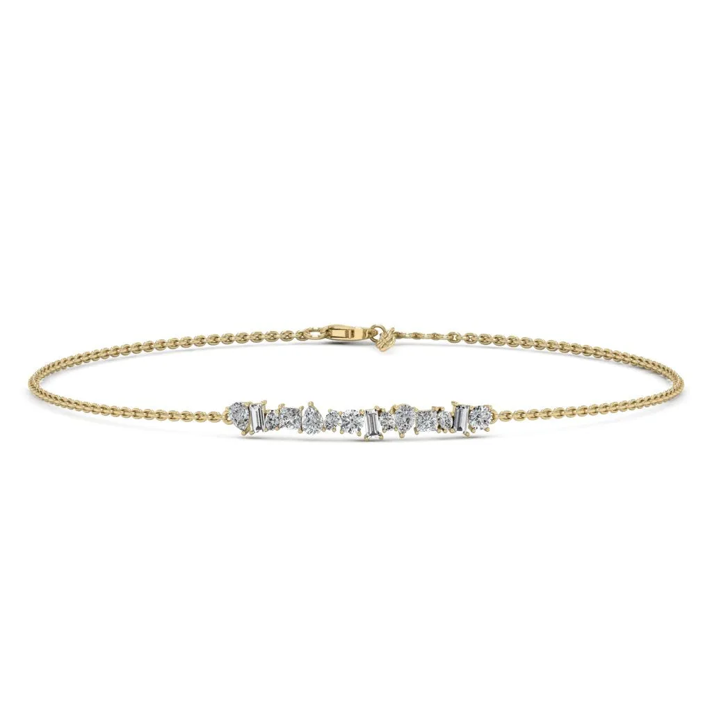 1.83 d.e.w cts Soleil Moissanite Bracelet