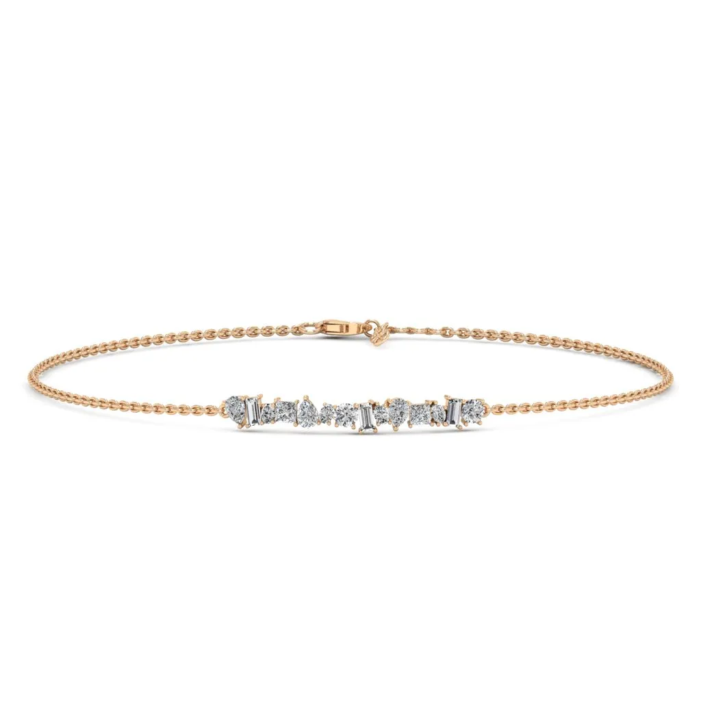 1.83 d.e.w cts Soleil Moissanite Bracelet