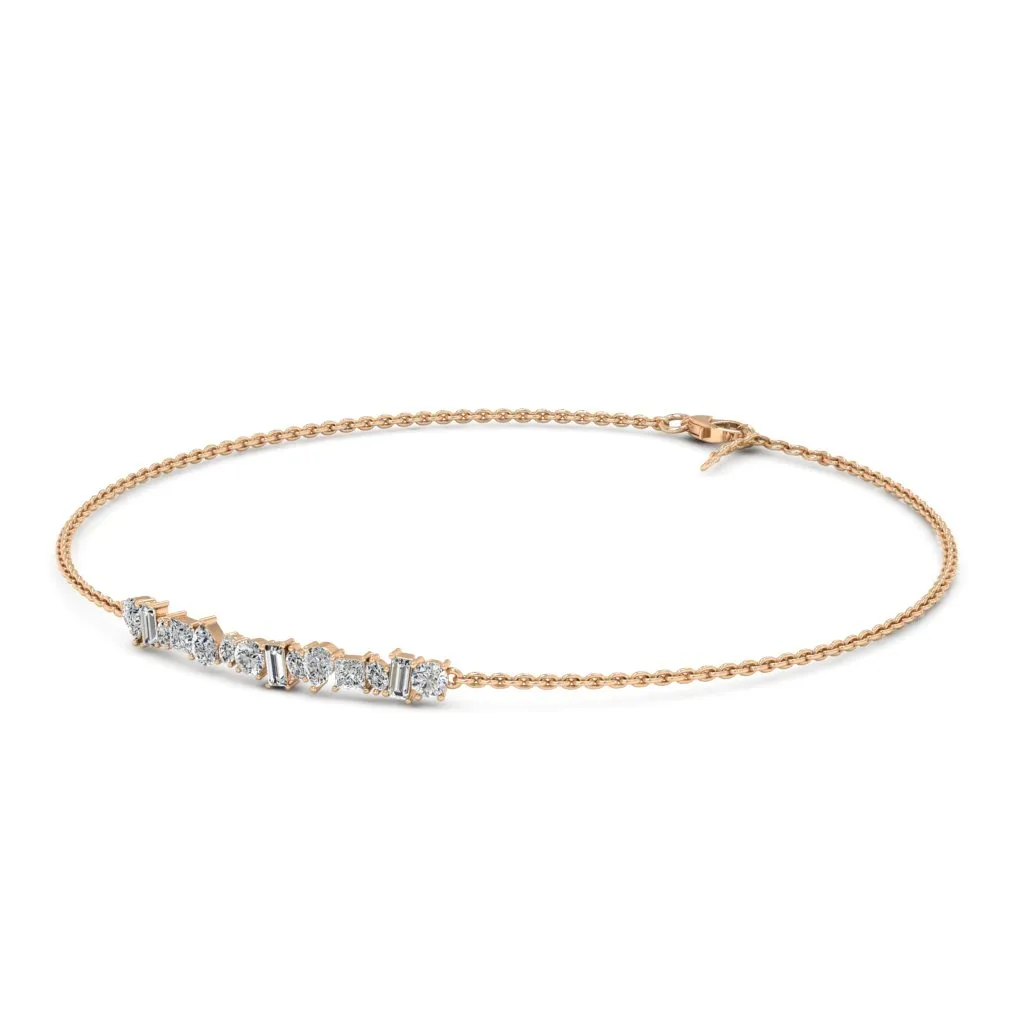 1.83 d.e.w cts Soleil Moissanite Bracelet