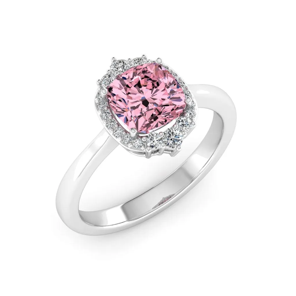 1.89 d.e.w cts Catherine Moissanite Ring