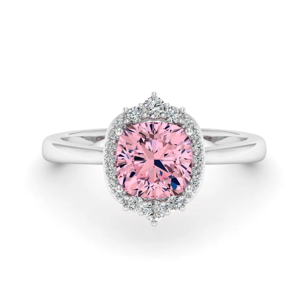 1.89 d.e.w cts Catherine Moissanite Ring