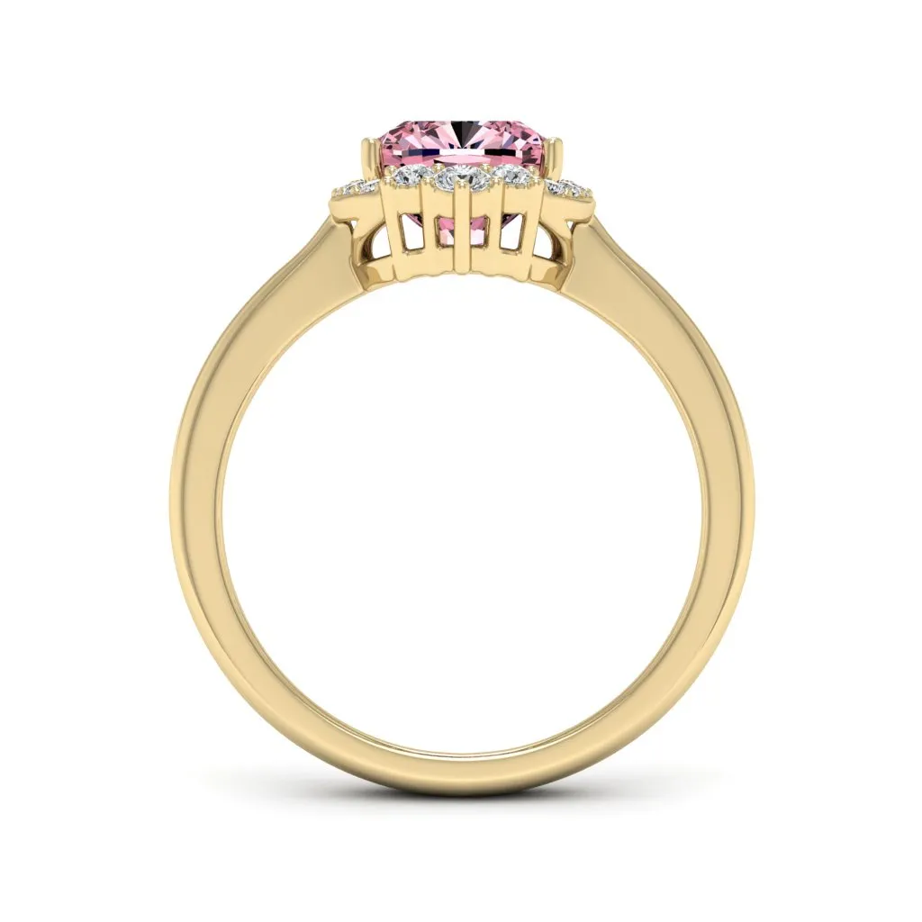 1.89 d.e.w cts Catherine Moissanite Ring