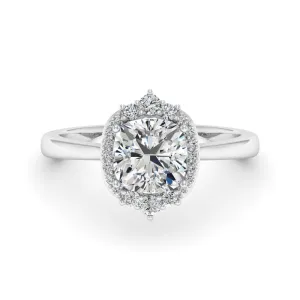 1.89 d.e.w cts Catherine Moissanite Ring