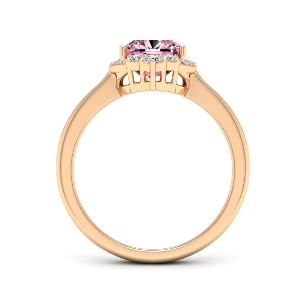 1.89 d.e.w cts Catherine Moissanite Ring