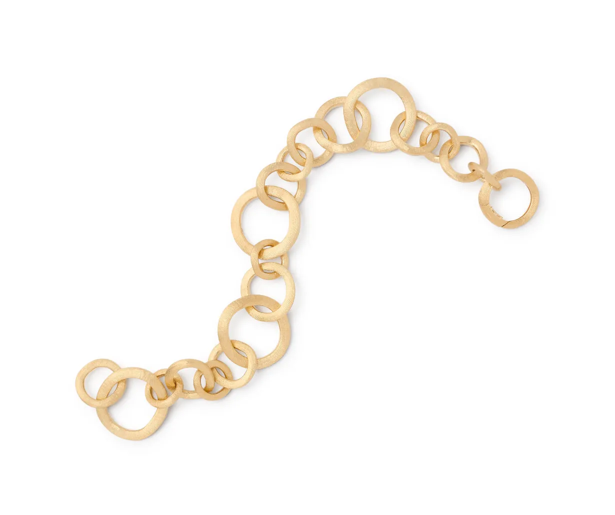 18K Yellow Gold Mixed Link Bracelet