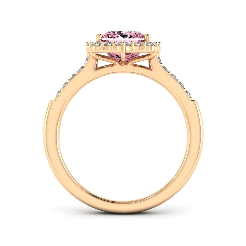 2.06 d.e.w cts Catherine Moissanite Ring