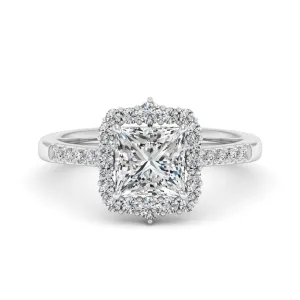 2.06 d.e.w cts Catherine Moissanite Ring