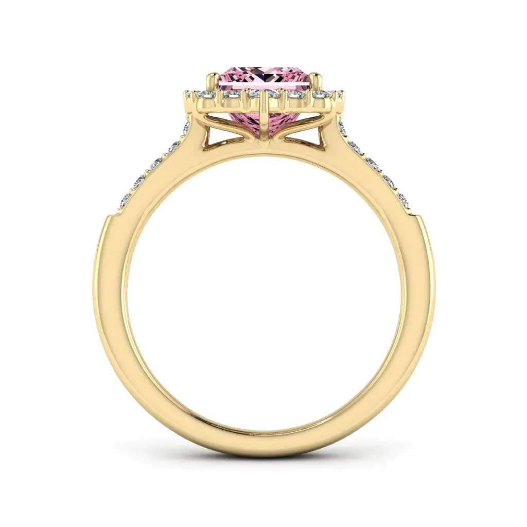 2.06 d.e.w cts Catherine Moissanite Ring