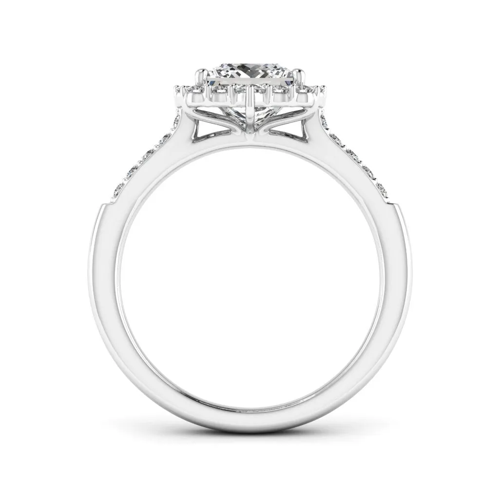2.06 d.e.w cts Catherine Moissanite Ring