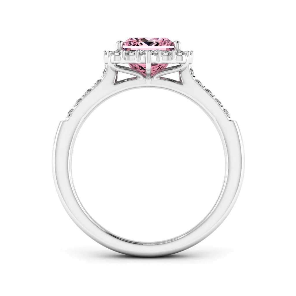 2.06 d.e.w cts Catherine Moissanite Ring