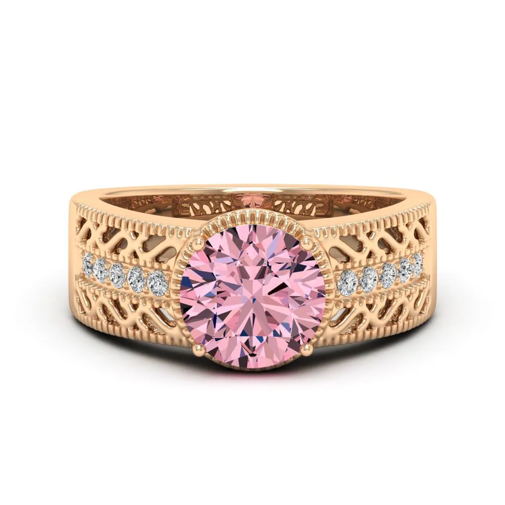 2.15 d.e.w cst Laryssa Moissanite Ring