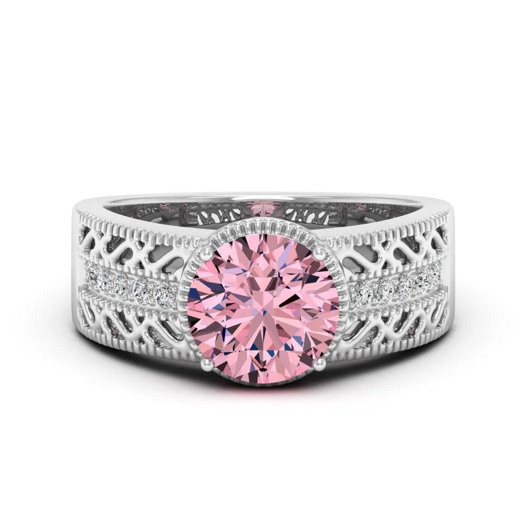 2.15 d.e.w cst Laryssa Moissanite Ring