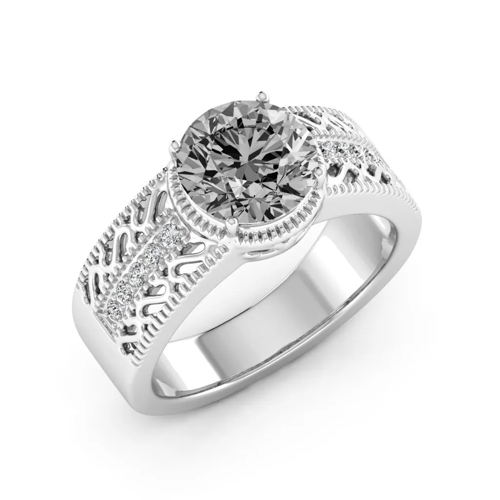 2.15 d.e.w cst Laryssa Moissanite Ring
