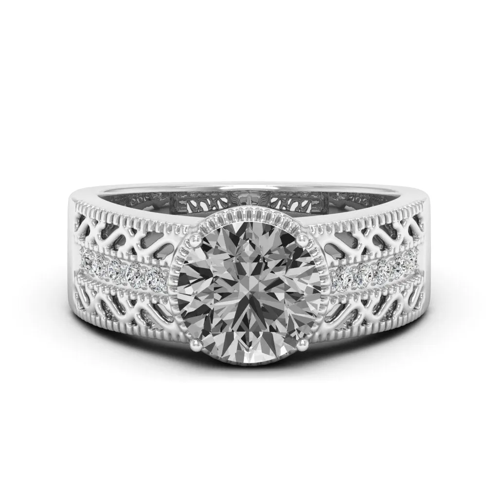 2.15 d.e.w cst Laryssa Moissanite Ring