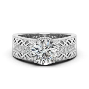 2.15 d.e.w cst Laryssa Moissanite Ring