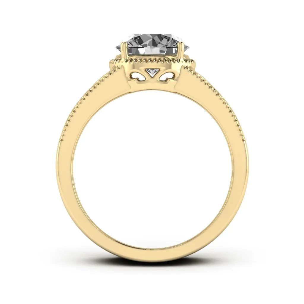 2.15 d.e.w cst Laryssa Moissanite Ring