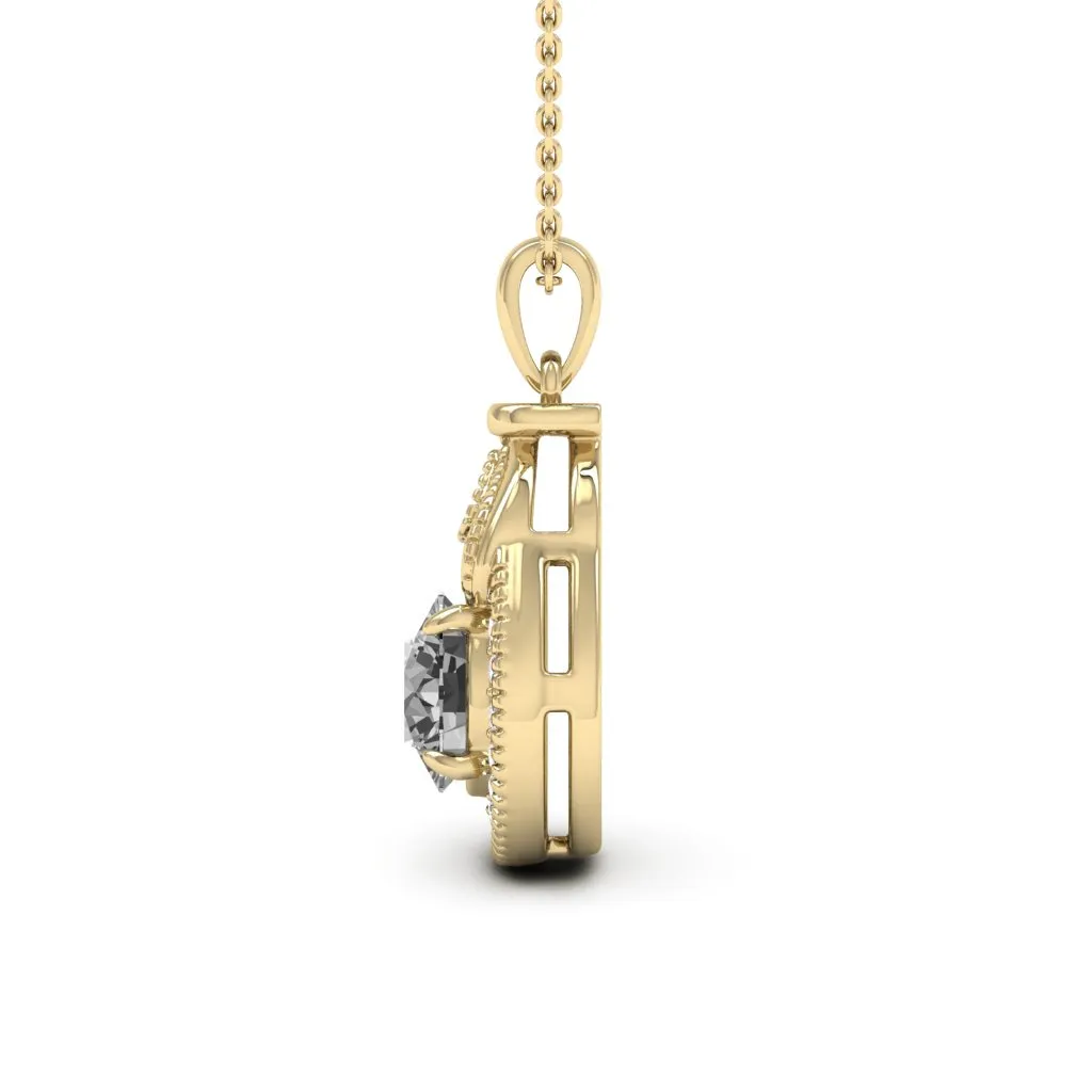 2.21 d.e.w cts Sophia Moissanite Necklace