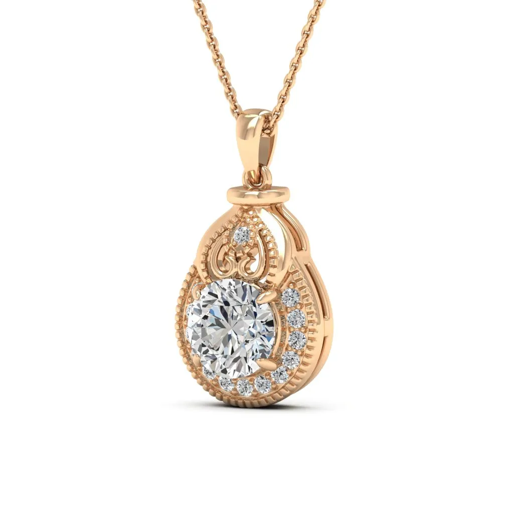 2.21 d.e.w cts Sophia Moissanite Necklace