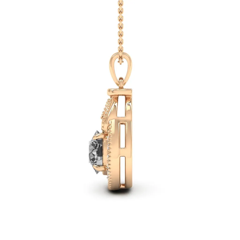 2.21 d.e.w cts Sophia Moissanite Necklace