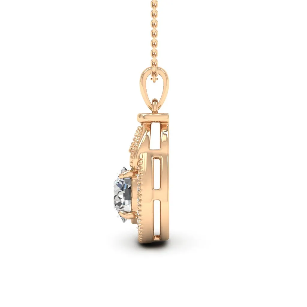 2.21 d.e.w cts Sophia Moissanite Necklace