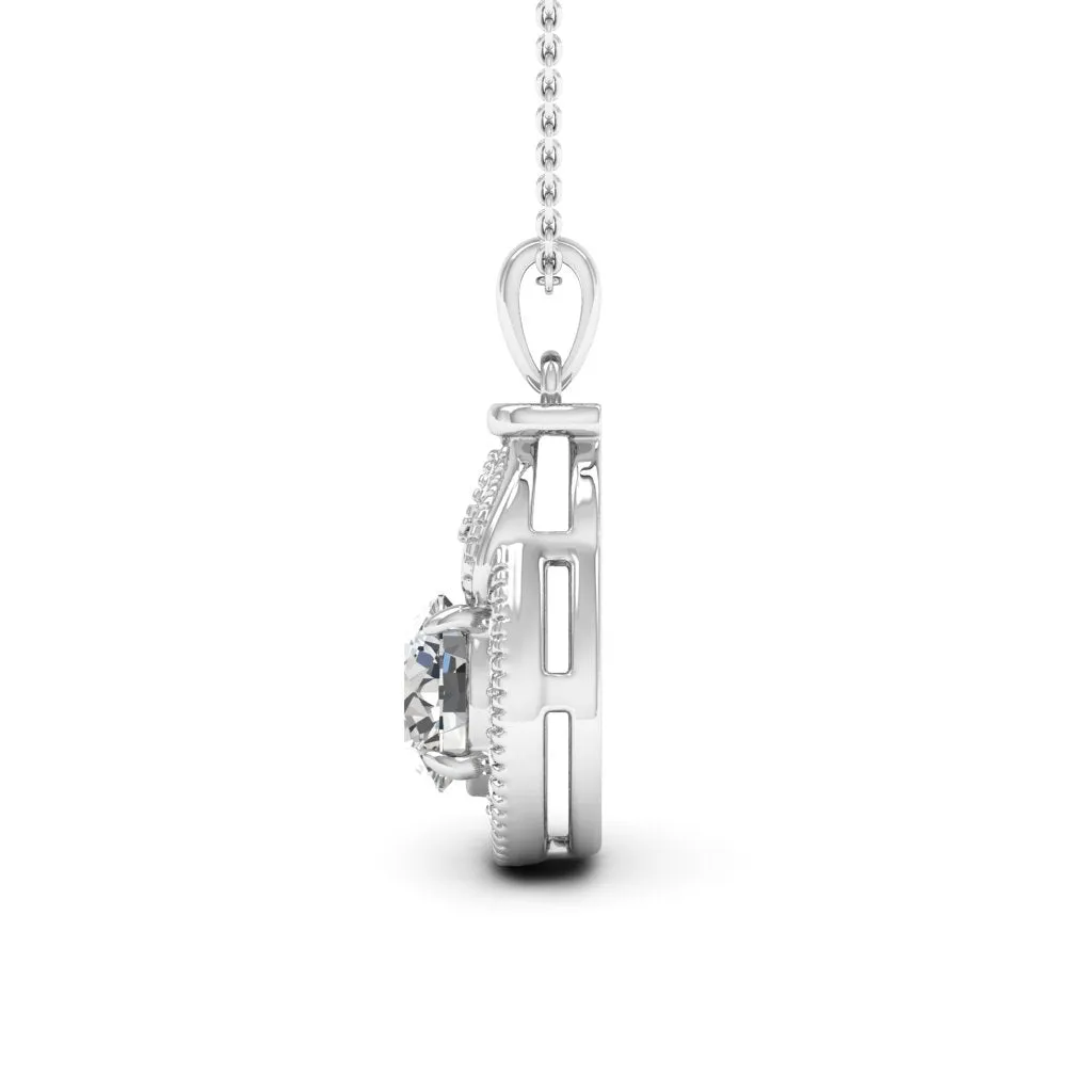 2.21 d.e.w cts Sophia Moissanite Necklace