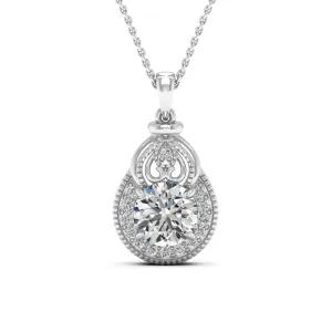 2.21 d.e.w cts Sophia Moissanite Necklace