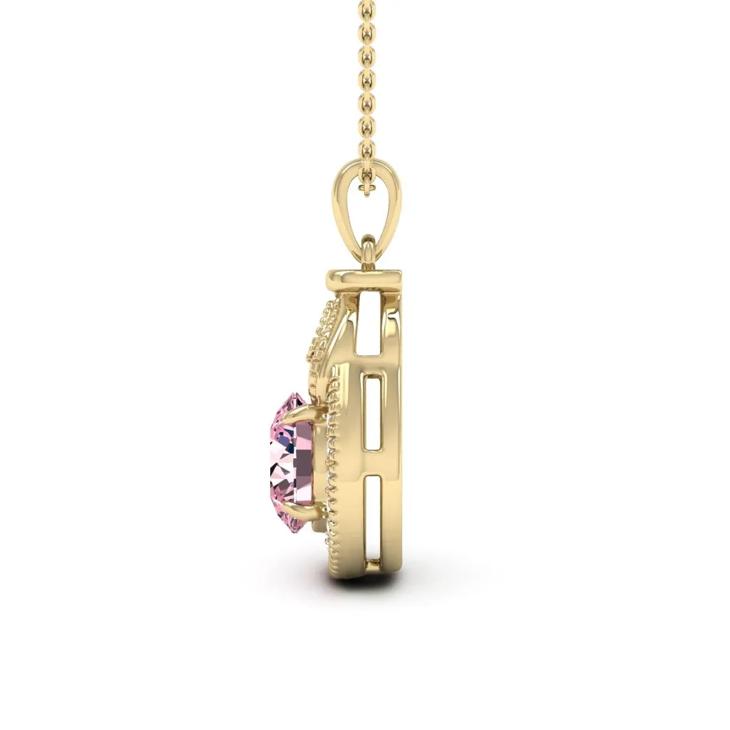 2.21 d.e.w cts Sophia Moissanite Necklace