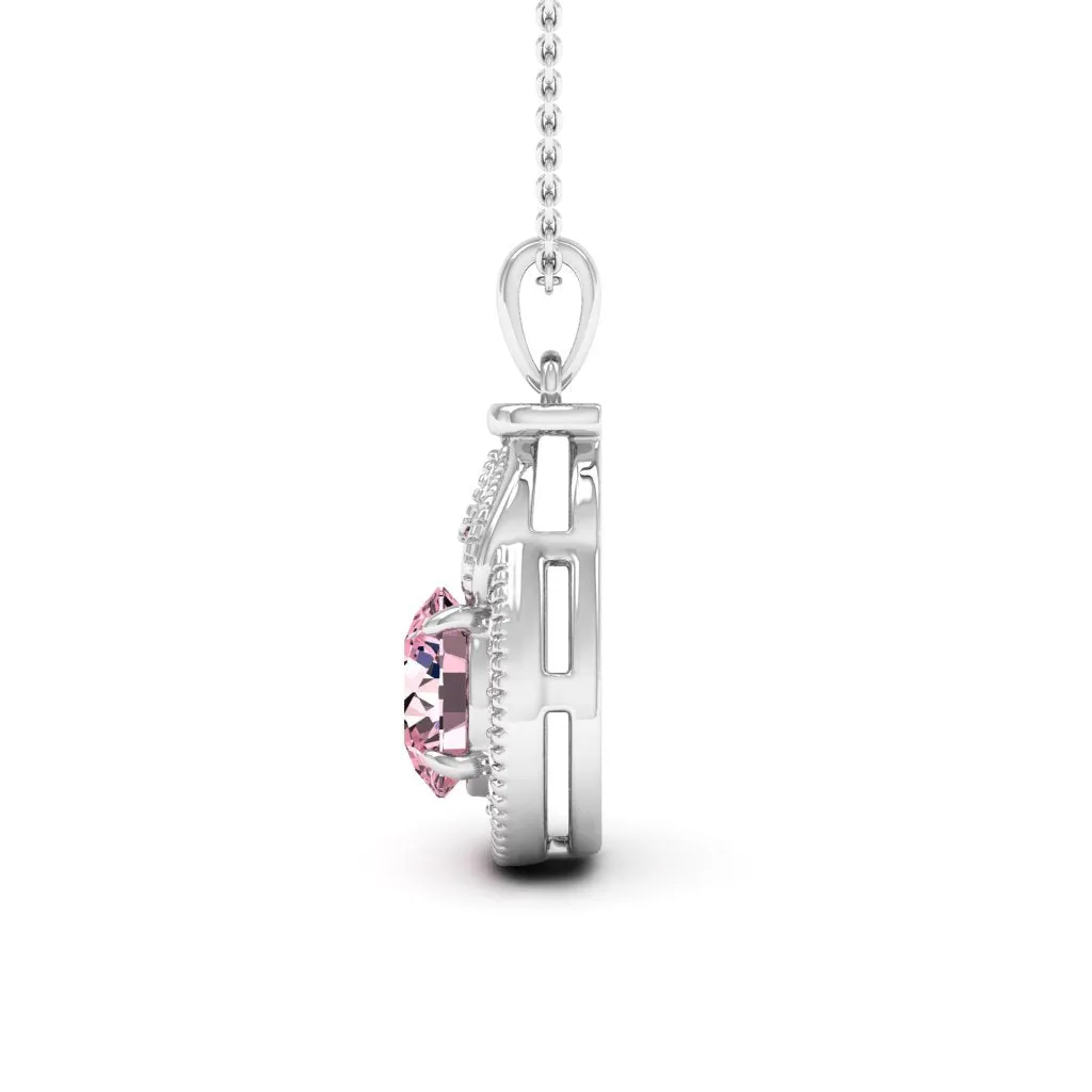 2.21 d.e.w cts Sophia Moissanite Necklace