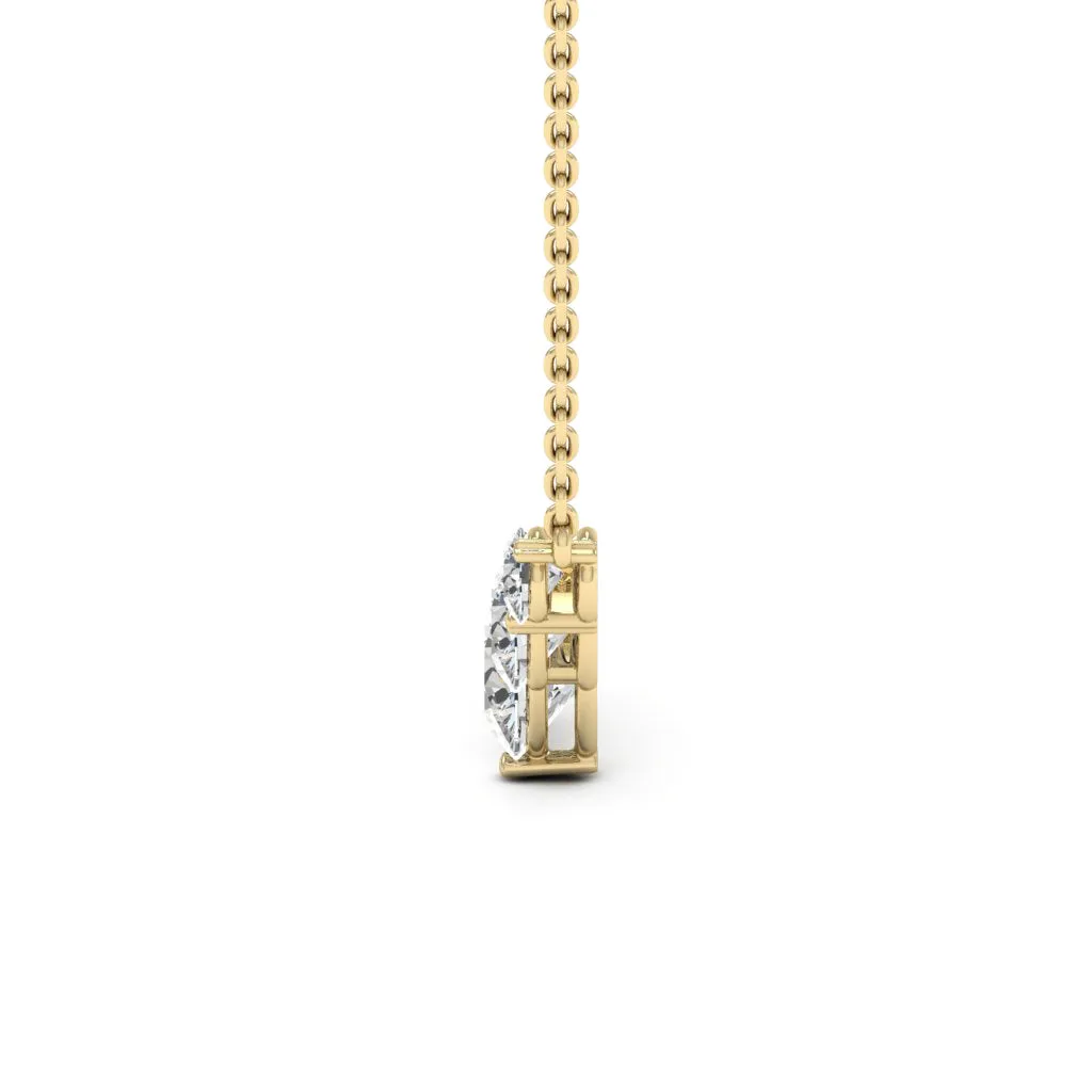 2.40 d.e.w cts Moissanite Necklace