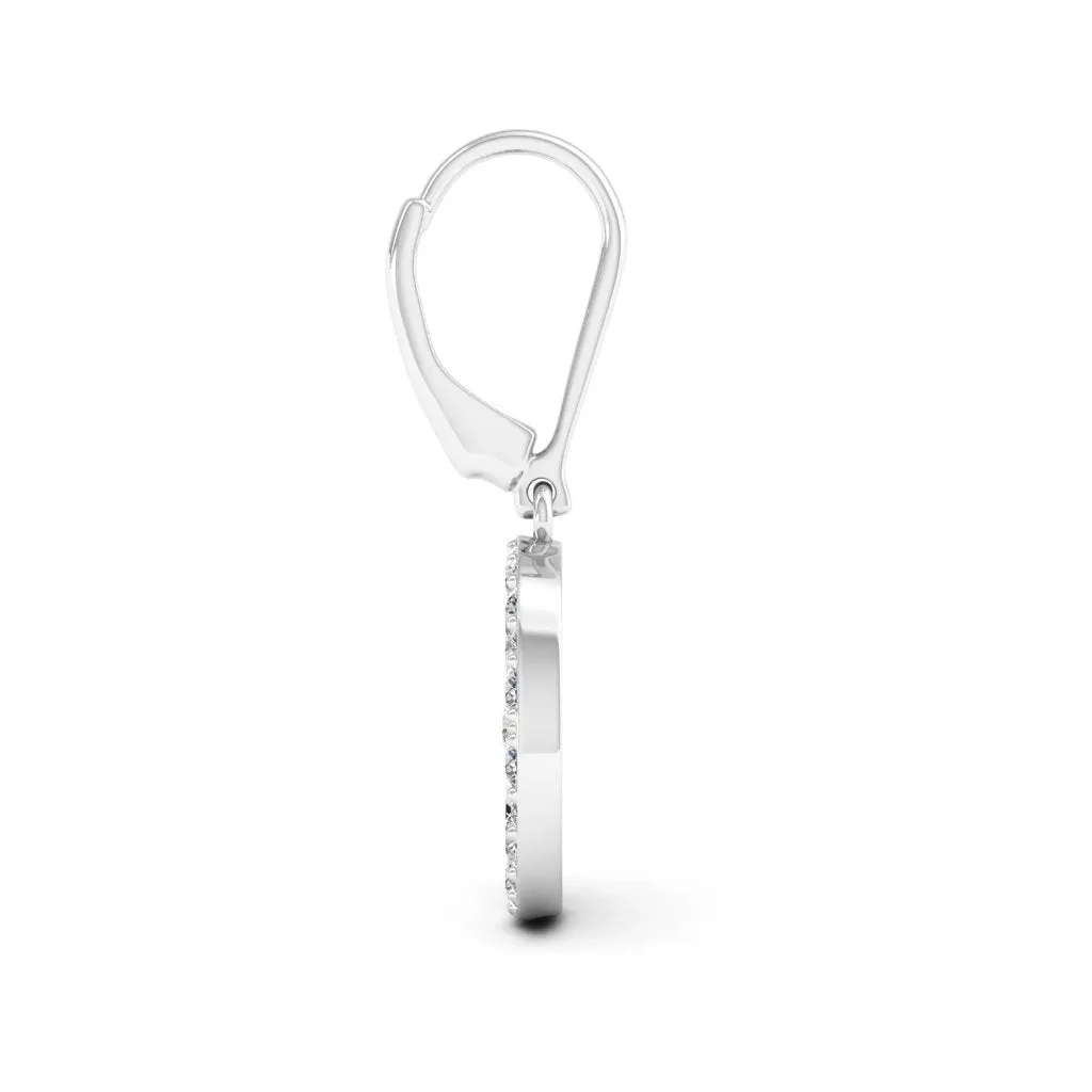 2.49 d.e.w cts Ophelia Moissanite Dangle Earrings