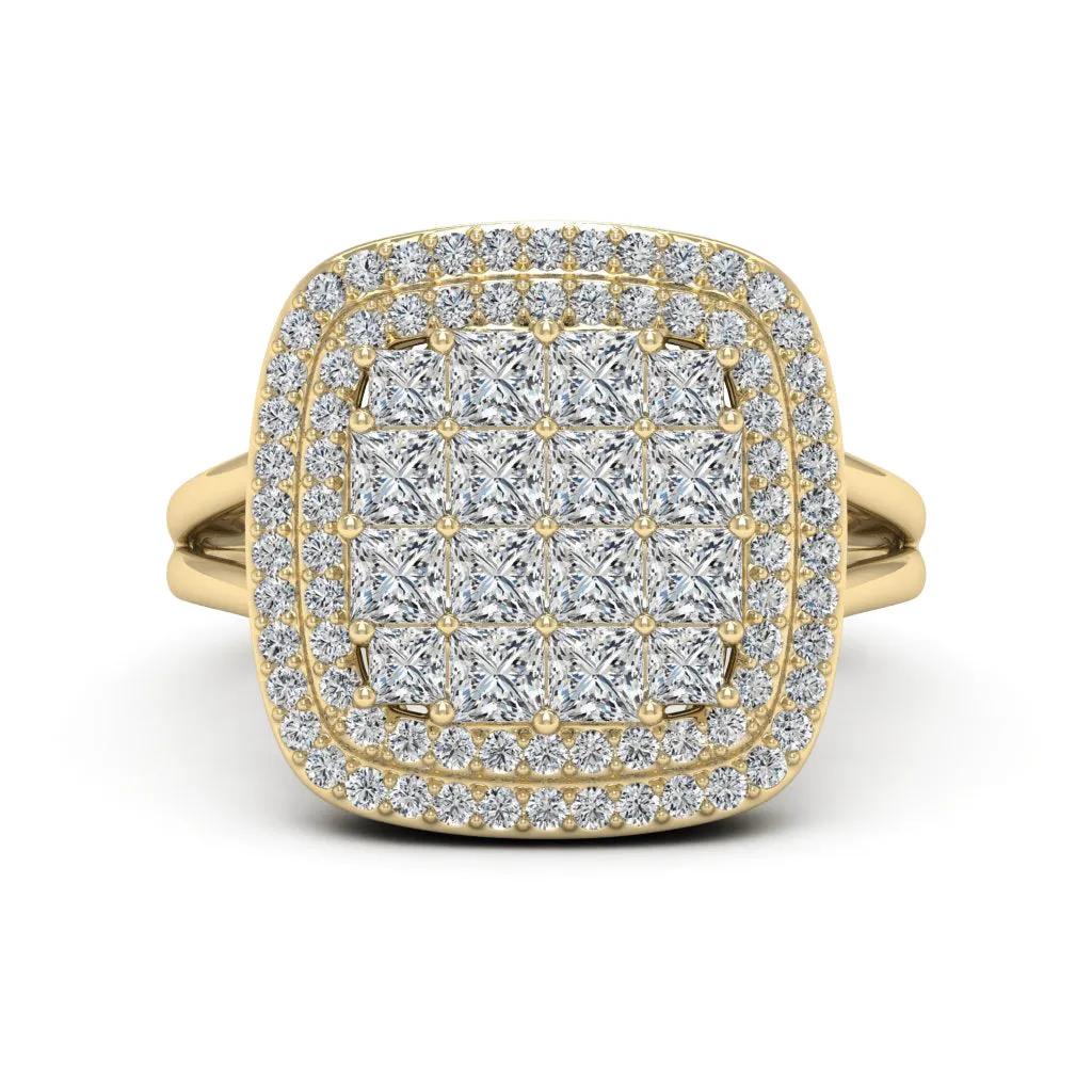 2.57 d.e.w Moissanite Ring