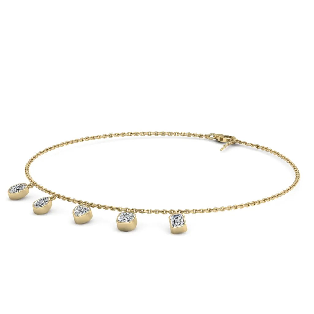 2.90 d.e.w cts Moissanite Bracelet