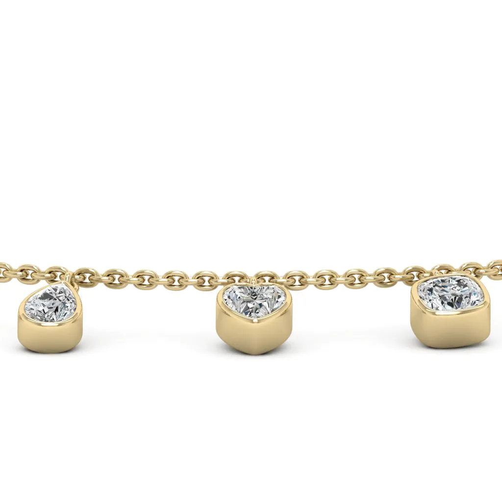 2.90 d.e.w cts Moissanite Bracelet