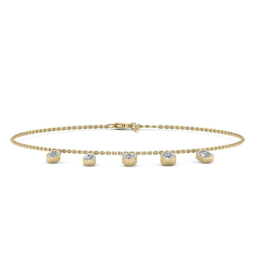 2.90 d.e.w cts Moissanite Bracelet