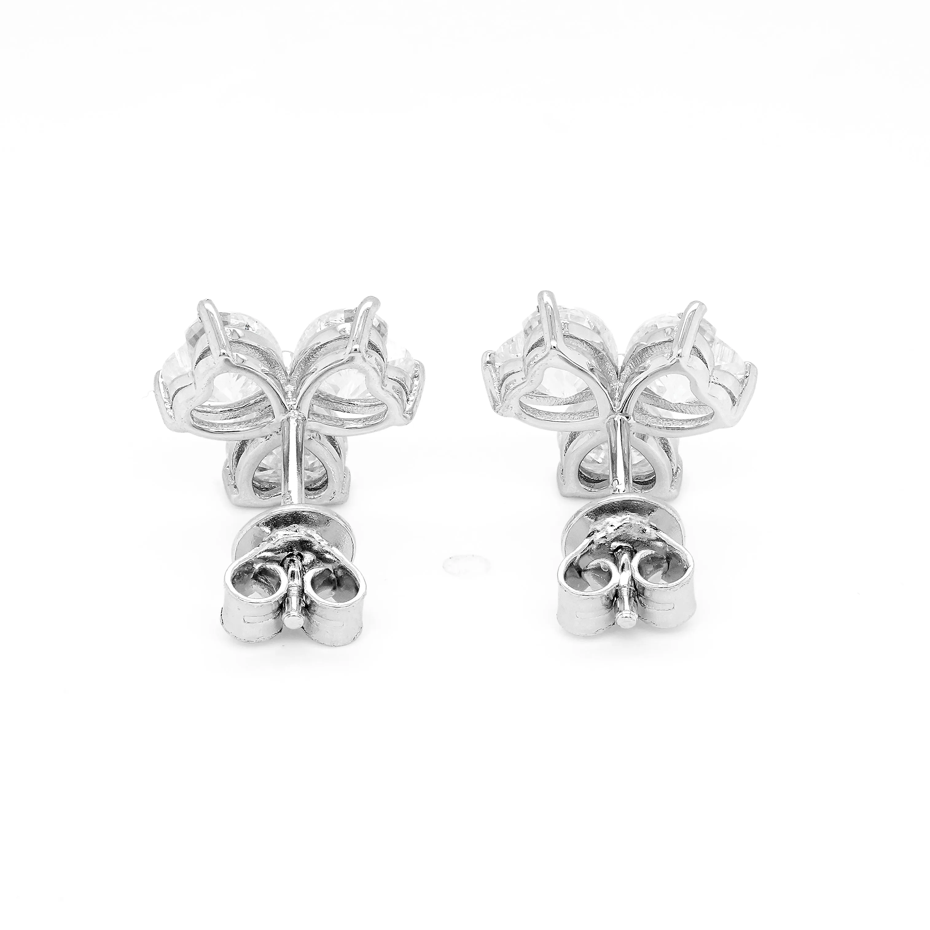 3.00 d.e.w cts Moissanite Stud Earrings