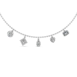 3.40 d.e.w cts Moissanite Necklace