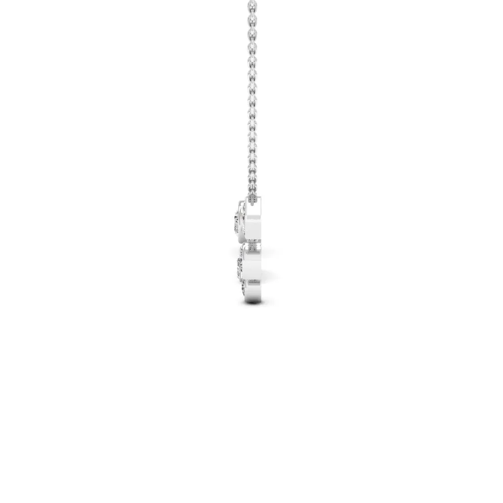 3.40 d.e.w cts Moissanite Necklace