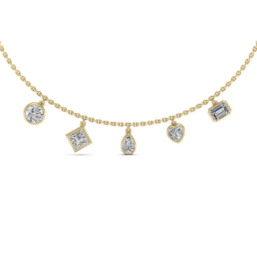 3.40 d.e.w cts Moissanite Necklace