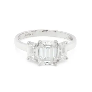 3.60 d.e.w cts Moissanite Ring