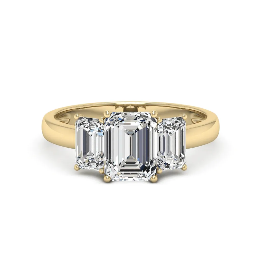 3.60 d.e.w cts Moissanite Ring